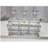 Image 1 : 3 Ducks Unlimited, clear glass decanters, w/ tray