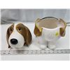 Image 5 : Cute Beagle, dog cookie jar - no chips/cracks - like new