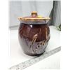 Image 2 : Brown porcelain cookie jar