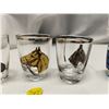 Image 4 : 7 Shot glasses - Horses - 1 cracked