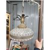 Image 6 : Floor-to-ceiling, vintage hanging glass lamp