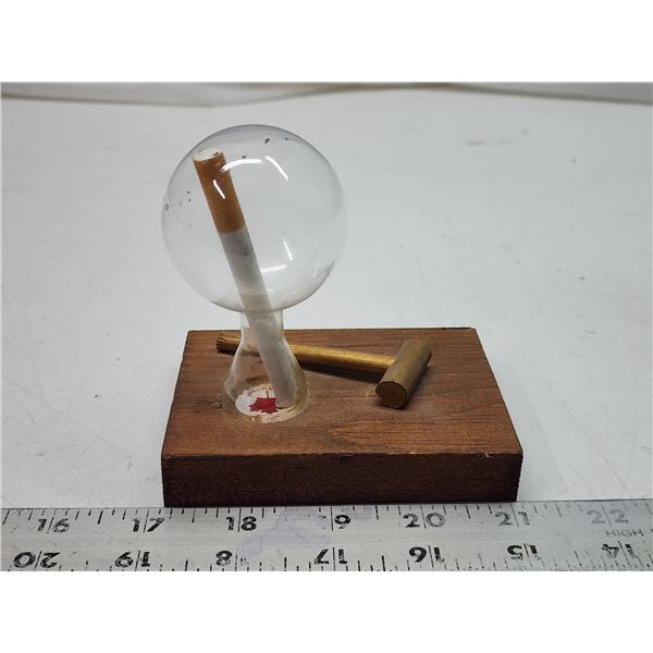 in case of emergency break glass winston cigarette Birthday Gift for SMOKER-Cigarette "In Glass" Gag Gift Novelty "In case of emergency,