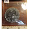 Image 1 : 1981 Silver Dollar. Commemorates the 100th Anniversary of the beginning of the Trans-Canada Railway.