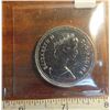 Image 2 : 1981 Silver Dollar. Commemorates the 100th Anniversary of the beginning of the Trans-Canada Railway.