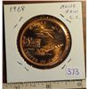 1968 Moose Jaw Coin Club medal. Issued to celebrate the MJCC[x=#8217/]s 4th Annual Coin-A-Rama. Bril