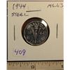 Image 1 : 1944 Steel 5 Cents. The first Steel 5 Cents. MS-63. Lustrous.