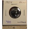 Image 1 : 1954 Steel 5 Cents. MS-63. Lustrous.