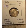 Image 1 : 1956 Hook on 9 Silver 10 Cents. Hans Zoell variety. MS-63. Scarce.