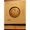 Image 1 : 1919 Canadian Silver 25 Cents. VG-8.