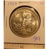 Image 1 : 1958 Canadian Silver Dollar. Totem Pole. Commemorates the Gold Rush and the establishment of British