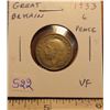 Image 1 : Great Britain. 1933 Silver 6 Pence. VF.