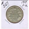 Image 1 : 1917 CANADIAN SILVER 50 CENT COIN