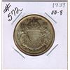 Image 1 : 1939 CANADIAN SILVER 50 CENT COIN