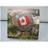 Image 1 : 2015 CANADIAN  .9999 SILVER $25 MINT COIN - CANADIAN FLAG with Folder