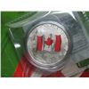 Image 2 : 2015 CANADIAN  .9999 SILVER $25 MINT COIN - CANADIAN FLAG with Folder