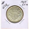 Image 1 : 1957 CANADIAN SILVER 50 CENT COIN