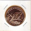 Image 1 : 1 OUNCE COPPER  -  .999 FINE - DINOSAURS - PTERANODON