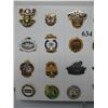 Image 2 : LOT OF 24 DIFFERENT CURLING CLUB PINS - VARIOUS LOCATIONS