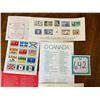 Image 2 : Canadian Stamps variety including sheet of O Canada and Provincial Flags