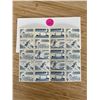 Image 1 : Large block of 20 mint Canada Outdoors 5 cent stamps