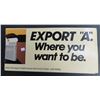 Image 3 : 1960's Export A cigarette advertising posters