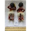 Image 2 : Rare pair of 4.5" Black Americana ceramic figures