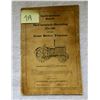 Image 4 : 1930's original McCormick Deering 15-30 tractor manual 94 pgs