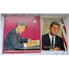 Image 1 : Book - John F Kennedy and 33 RPM record Jan 20 1961 Inaugural address book 1964