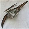 Image 4 : Mid Century modern torch art metal wall sculpture 1960's