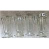 Image 3 : Set of 4 Vintage milkshake glasses - Diner