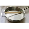 Image 5 : 12" Fish Fry skillet 2 3/4 deep stainless steel