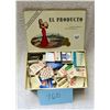 Image 4 : EL Producto cigar box with packs of vintage book matches