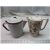Image 1 : Coffee pots and carnation hot chocolate souvenior plate