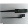 946  ORIGINAL World War II No. 4 MK II Spike Bayonet for Lee Enfield rifle, with original Scabbard and or