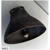 Image 2 : Large vintage cast iron bell, approx. 5 inches across, with original gonger.
