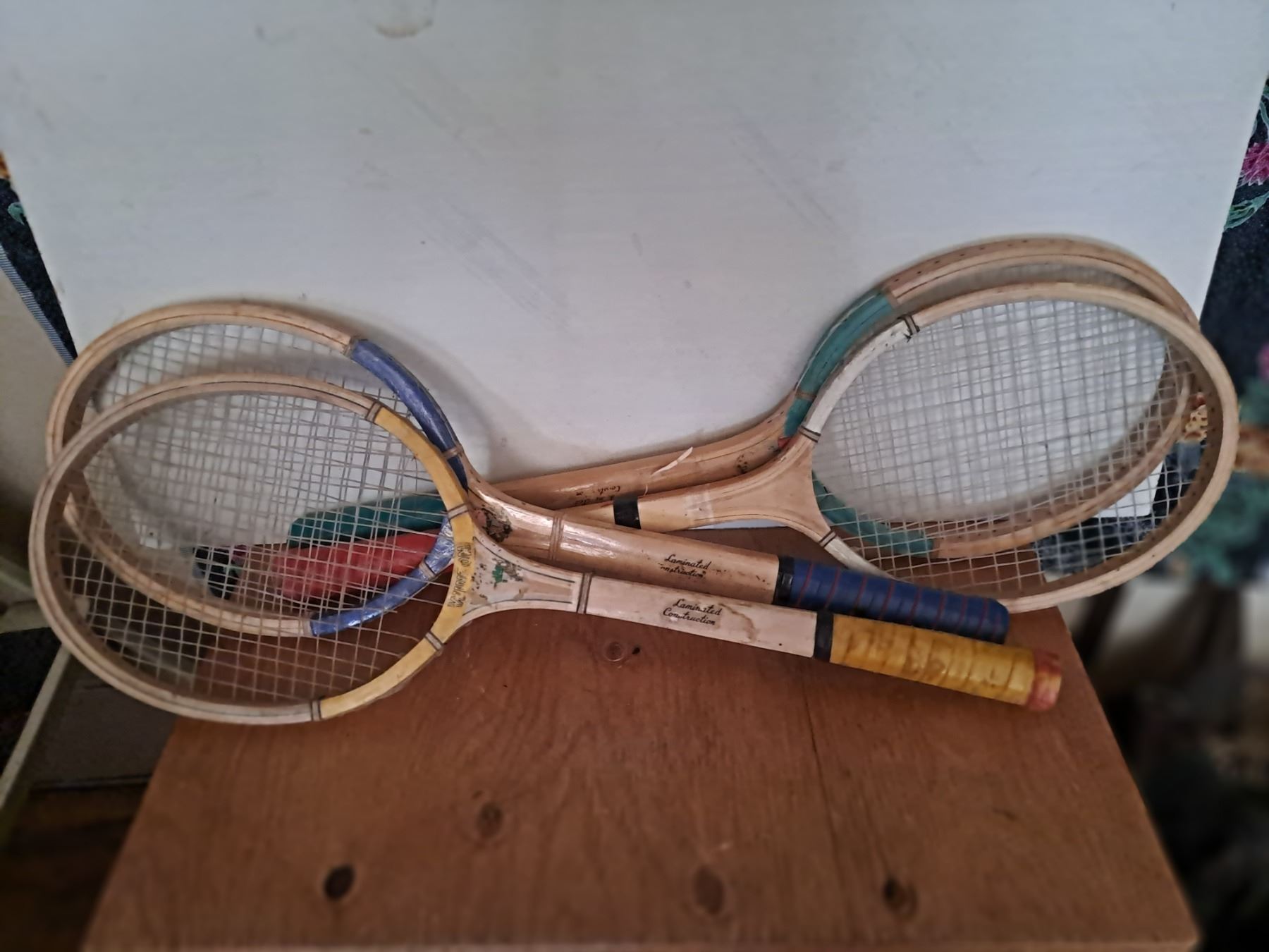 Four Vintage Laminated Construction Badminton Rackets (Lot 1021 ...