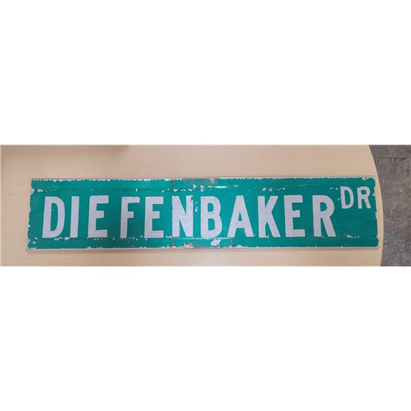 Diefenbaker Dr sign 29.5"L