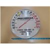 Image 1 : 12" round Mueller Milk  Coolers jumbo advertising thermometer