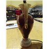 Image 4 : Fragonard M. langbrock gold porcelain urn table lamp with shade 25" tall