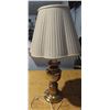 Image 1 : Vintage brass table lamp- 29" tall