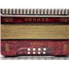 Image 2 : Hohner Erica - A/D Red Diatonic Accordian