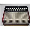 Image 3 : Hohner Erica - A/D Red Diatonic Accordian
