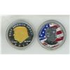 Image 1 : 2 Donald Trump presidential medallions/coins
