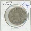 Image 1 : 1957 Canadian silver 50 cent coin
