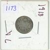 Image 1 : 1918 Canadian silver 10 cent coin