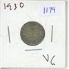 Image 1 : 1930 Canadian silver 10 cent coin