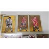Image 4 : 11 - 5x7 Beehive jumbo hockey cards - 2 gold