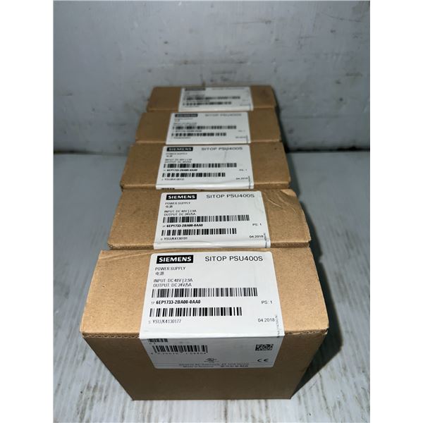 (5) Siemens #6EP1733-2BA00-0AA0 Power Supplies