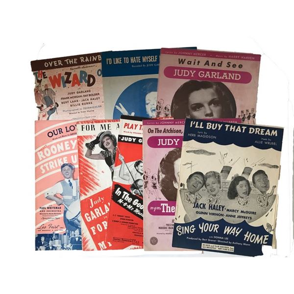 Vintage 1930s-40s  Sheet Music Lot