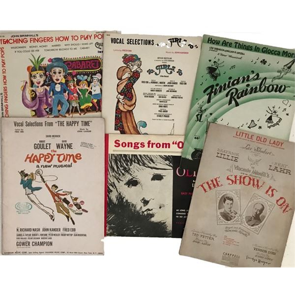 1960s-70s Vintage Music Sheet Collection